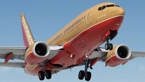 Southwest Airlines "The Herbert D. Kelleher" w/Cabin PMDG 737-7H4 thumbnail 3
