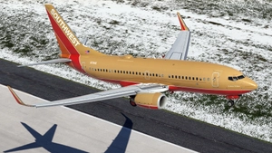 Southwest Airlines "The Herbert D. Kelleher" w/Cabin PMDG 737-7H4 thumbnail 2