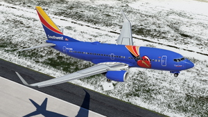 Southwest Airlines "Triple Crown One" w/Cabin PMDG 737-7H4 thumbnail 7