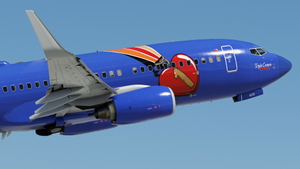 Southwest Airlines "Triple Crown One" w/Cabin PMDG 737-7H4 thumbnail 4