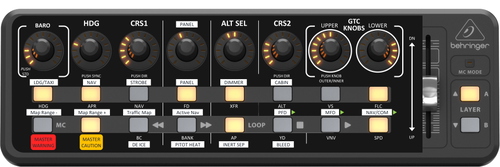 SPAD.neXt profile for X-Touch mini as TBM 930 control panel