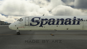 Spanair EC-GQG MD83 - MaddogX (Legacy) | Custom Cockpit  thumbnail 1