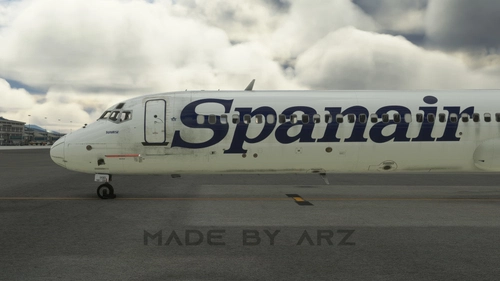 Spanair EC-GQG MD83 - MaddogX (Legacy) | Custom Cockpit