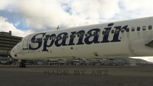 Spanair EC-GQG MD83 - MaddogX (Legacy) | Custom Cockpit  thumbnail 4