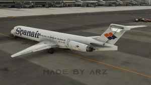 Spanair EC-GQG MD83 - MaddogX (Legacy) | Custom Cockpit  thumbnail 7