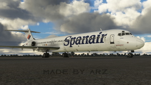 Spanair EC-GQG MD83 - MaddogX (Legacy) | Custom Cockpit  thumbnail 9
