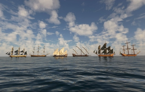 Static Sailships 3D Model Library (obsolete)