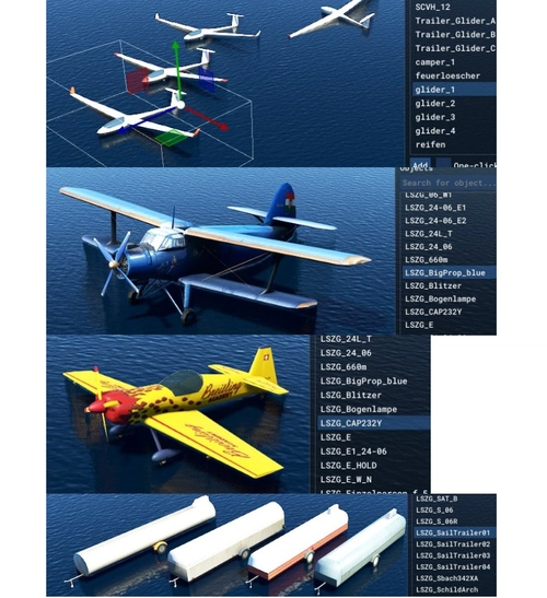 SU7(GOTY) & SU11(40th AE) Categorised Scenery Asset Visual Reference Guide