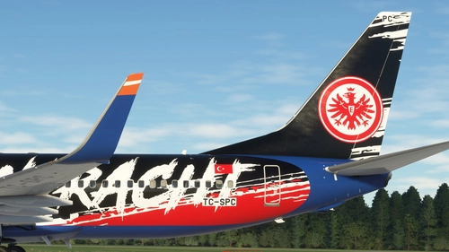 SunExpress "PokalExpress - Eintracht Frankfurt" (TC-SPC) - PMDG 737-800