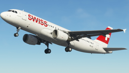 Swiss Airlines HB-JLR w/Cabin & SELCAL Fenixsim A320 4K