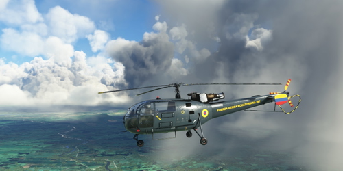 TAOG Alouette III FAE-367 livery