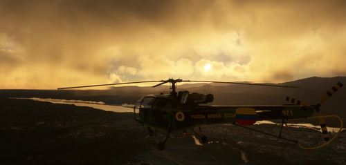 TAOG Alouette III FAE-971 livery pack