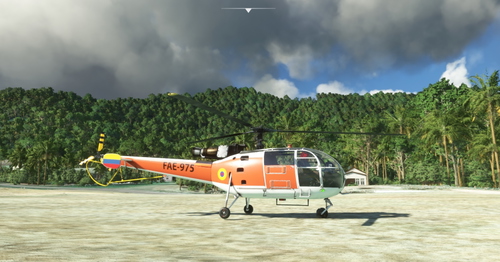 Taog Alouette III FAE-975 livery