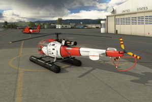 TAOG Alouette III Livery "USCG St. Petersburg" thumbnail 4