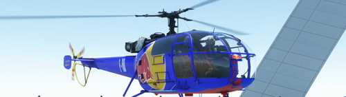 taog-alouette III -RED BULL livery