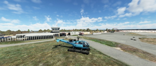 taog Alouette III Gulf Livery Float and wheel