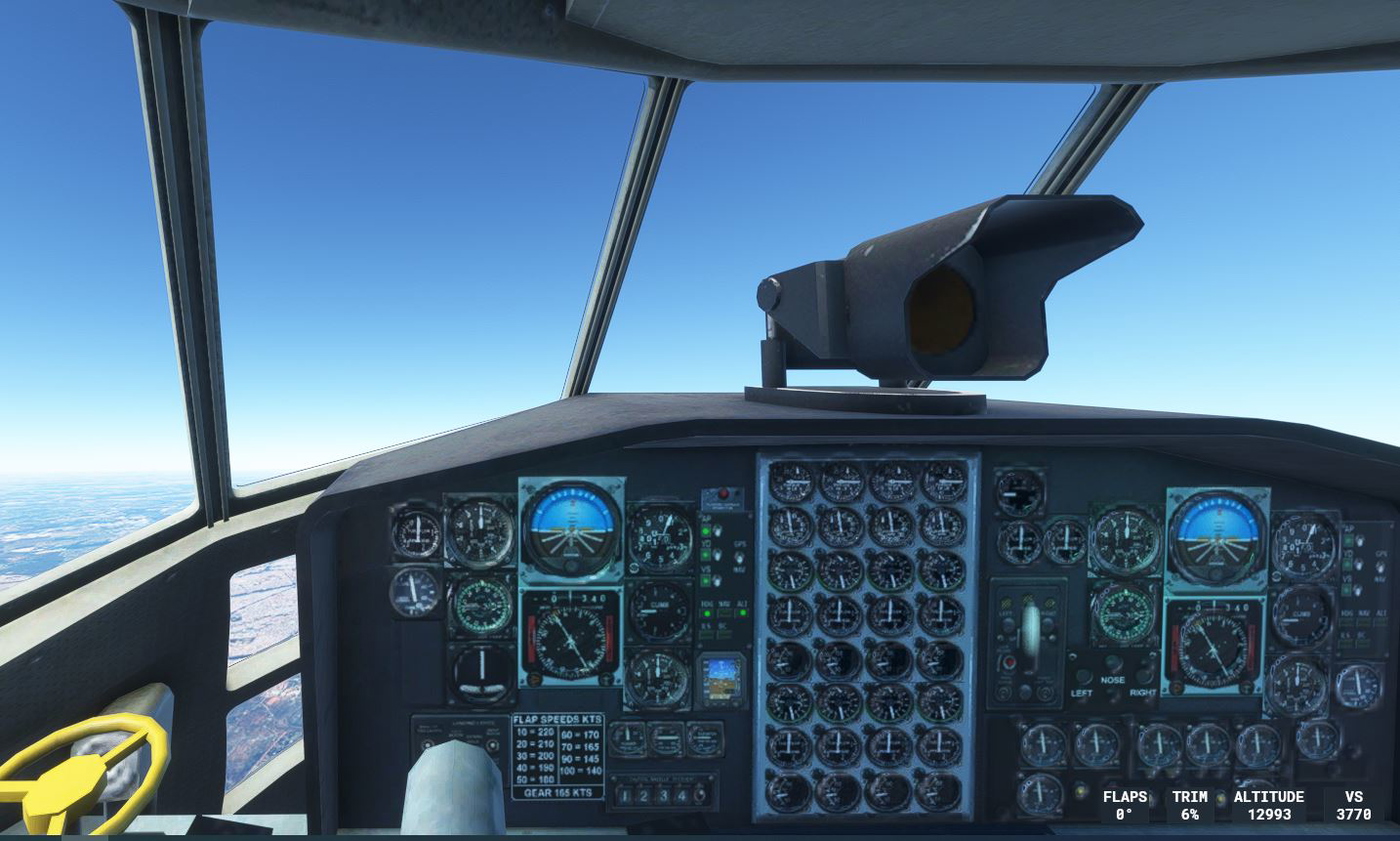 Cockpit C 130 HERC OF A VIEW: We Know What You're Wondering What's