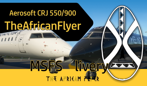 The African Flyer CRJ-550/900 - livery