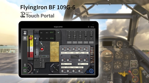 [DISCONTINUED] Touch Portal page for FlyingIron BF 109G-6