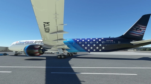 TransAtlantic Airlines B787-10 American Special (N287TA)