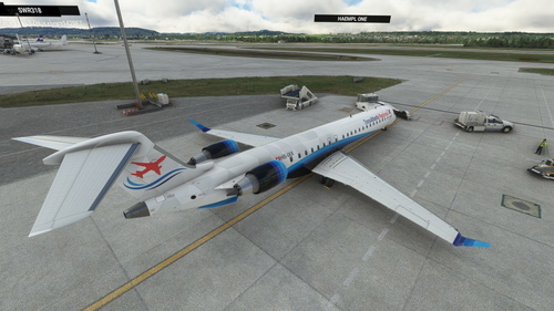 TransAtlantic Airlines CRJ900 (HB-IXX) Test Registration