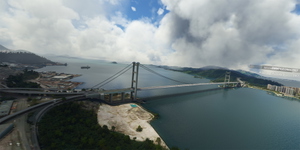 Kap Shui Mun Bridge (汲水門大橋) &  Tsing Ma Bridge (青馬大橋) thumbnail 8