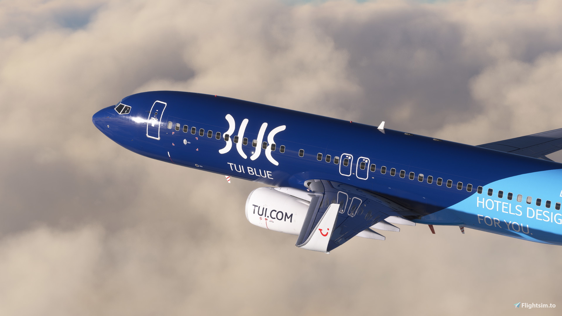 Tuifly [D-ABKM Blue] w/Cabin PMDG B737-800 - Image 1