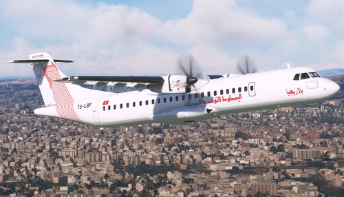 Tunisair Express (TS-LBF) - Asobo ATR 72-600
