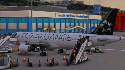 Turkish Airlines "Star alliance" livery TC-JPP for Fenix A320