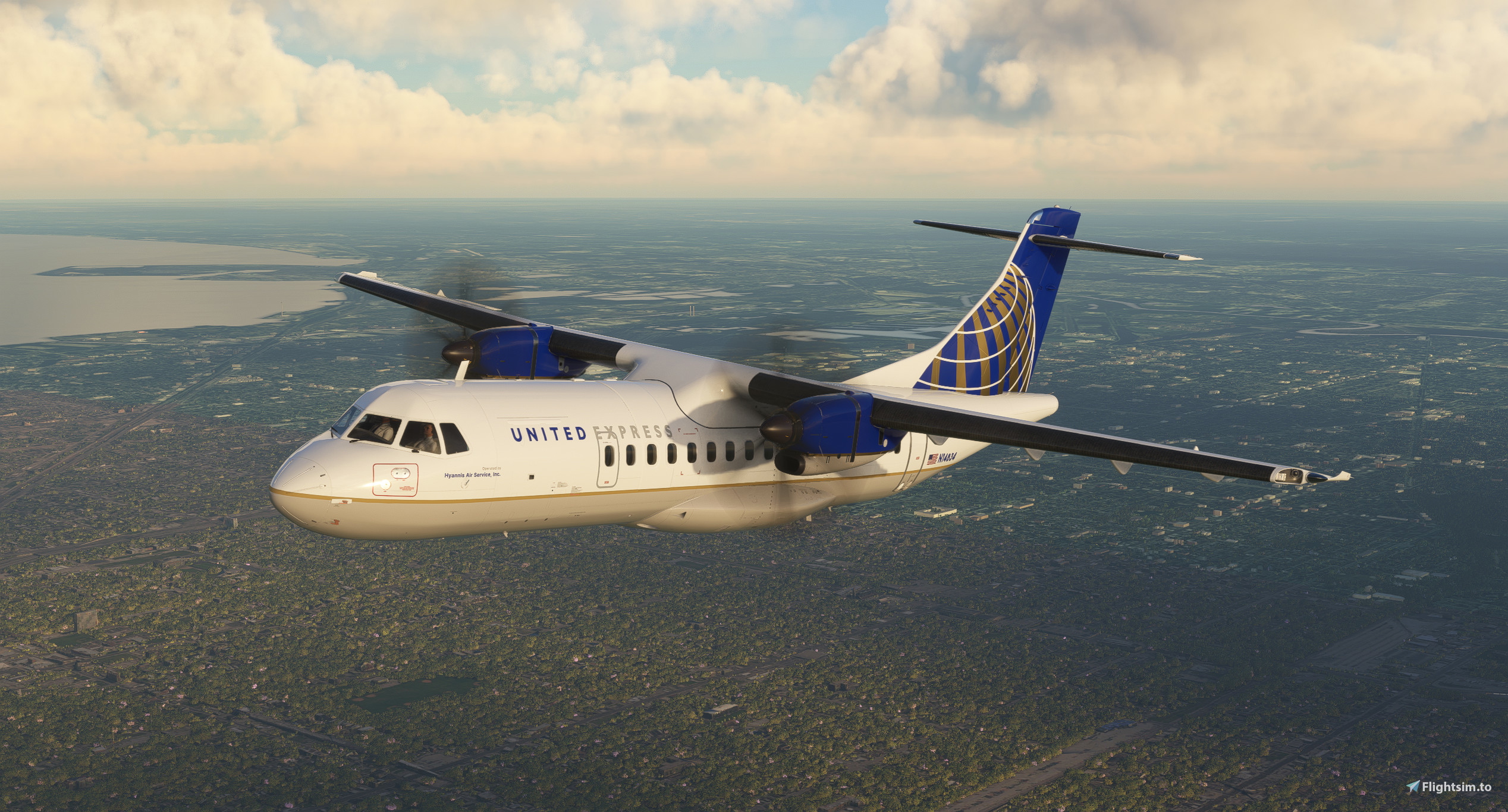 United Express (N14834) - Asobo ATR 42-600 - Image 1