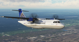 United Express (N14834) - Asobo ATR 42-600 thumbnail 2