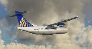United Express (N14834) - Asobo ATR 42-600 thumbnail 3