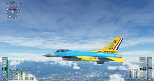 USAF ANG 111FS 90th Anniversary Livery for SC Designs F-16C Viper