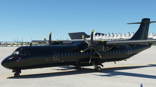 Vantablack - Microsoft ATR 72-600