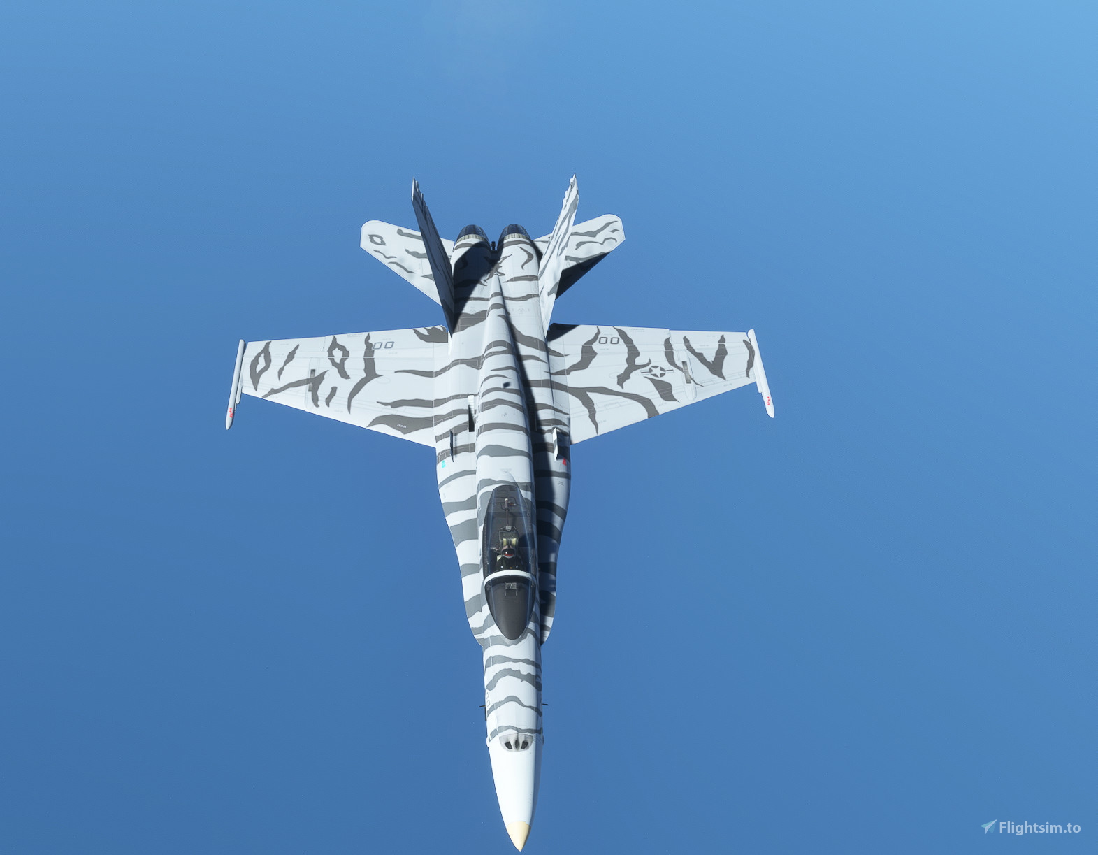 VMFA(AW)-224 F/A-18C Bengal Stripes for Microsoft Flight Simulator 