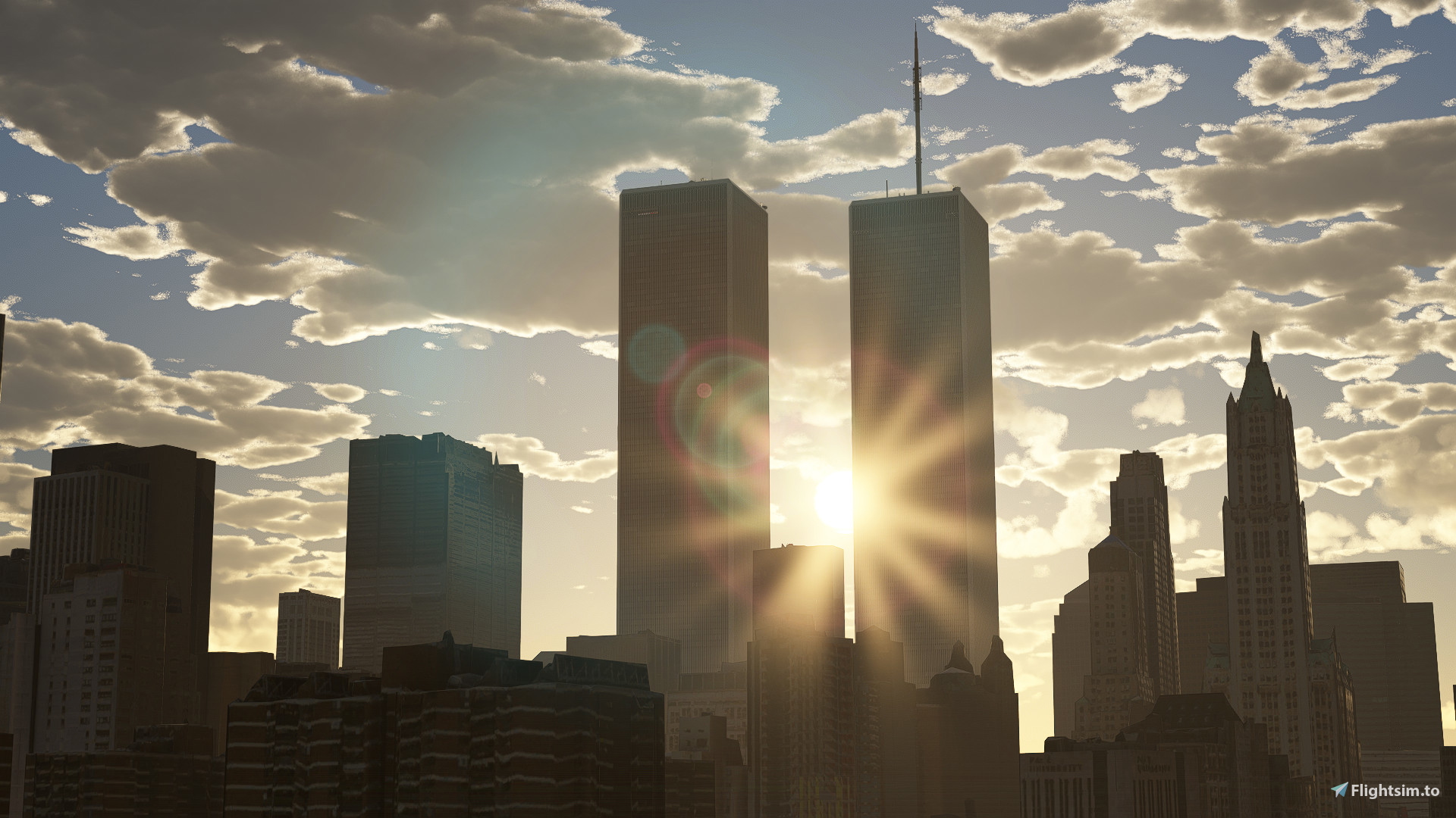 ROPROD Audiovisual World Trade Center Twin Towers for Microsoft