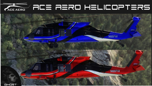  ♠️ ACE AERO HELICOPTERS UH-60 ♠️