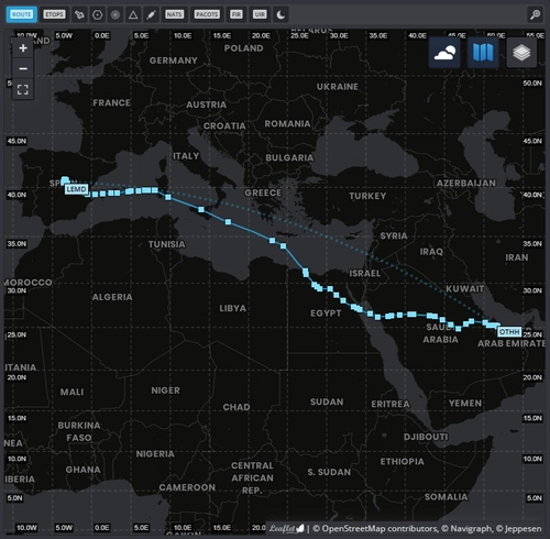 [  LEMD ✈ OTHH  ] - Madrid to Doha