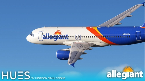 [ 8K + 4K ] Allegiant Air 'New Colors' 4-Pack + Cabin Announcements | Fenix A320 V2