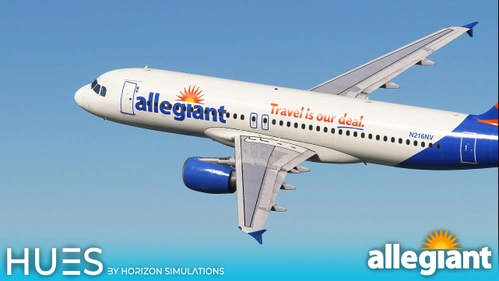[ 8K + 4K ] Allegiant Air 'Old  Colors' 4-Pack + Cabin Announcements | Fenix A320 V2