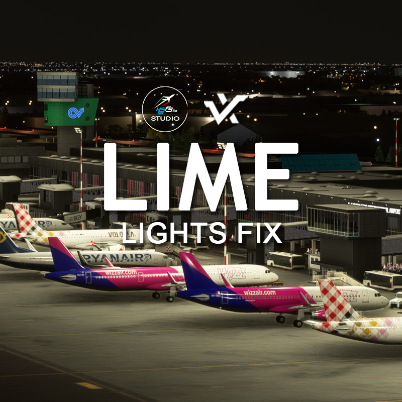  Bergamo airport lights fix mod (LIME) - Image 1