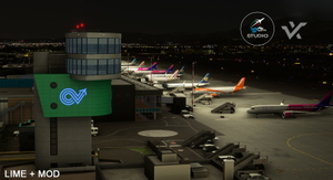  Bergamo airport lights fix mod (LIME) thumbnail 2