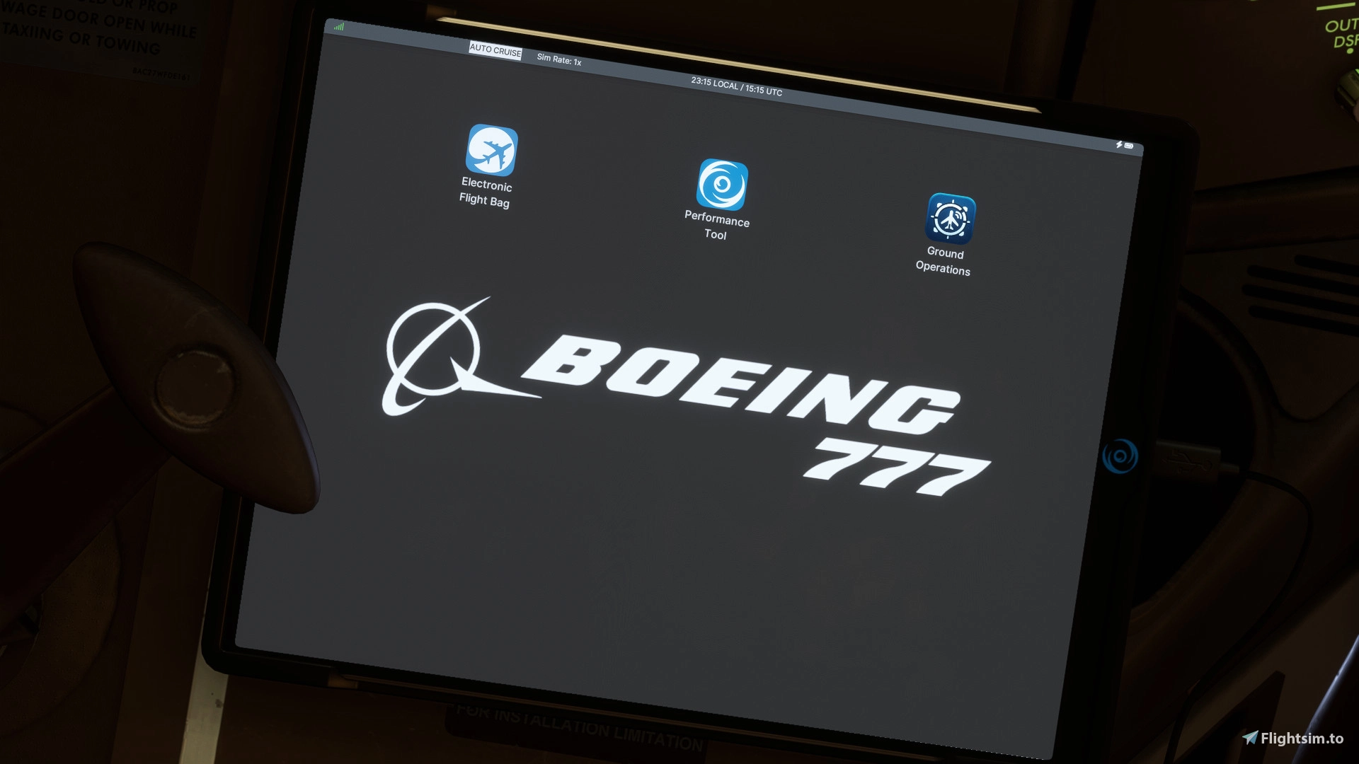 BOEING 777 EFB Custom Wallpapers - Image 1
