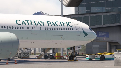  Cathay Pacific B-KPY PMDG Boeing 777-300ER [8K]