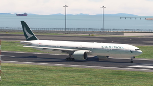  Cathay Pacific B-KPY PMDG Boeing 777-300ER [8K] thumbnail 5