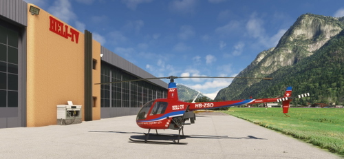  CowanSim R22 HB-ZSD Heli -TV
