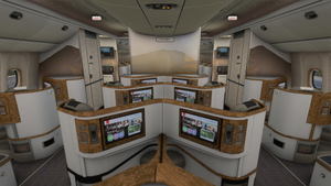  Emirates B777-300ER Fleet +Cabin | PMDG 777-300ER thumbnail 7