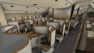  Emirates B777-300ER Fleet +Cabin | PMDG 777-300ER thumbnail 5