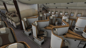  Emirates B777-300ER Fleet +Cabin | PMDG 777-300ER thumbnail 13