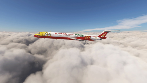  Maddog X /w cabin Alitalia- Mc Donald's (I-DAVZ)